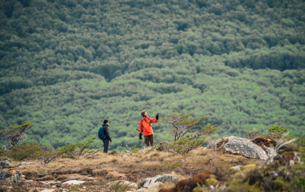 Hermosas vistas en el Trekking Laguna Esmeralda