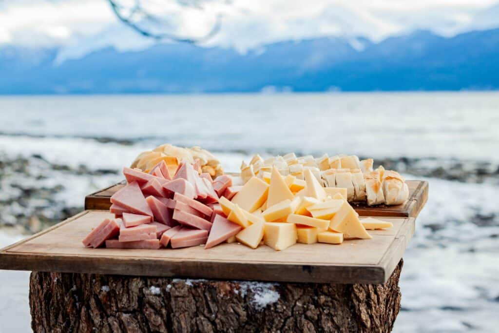 Picada que se sirve luego de nuestra excursiòn de Lagos 4x4