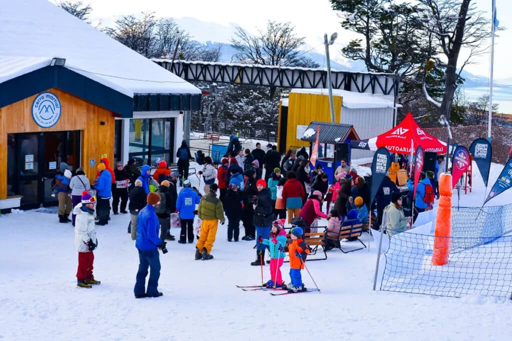 escuela de esqui del Glaciar Martial