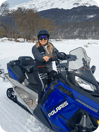 Motos de nieve Día Blanco Ushuaia Invierno