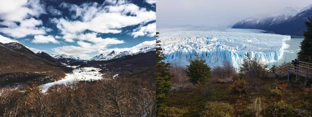 Paisajes de Ushuaia y El Calafate en otoño, con colores intensos y naturaleza en su máximo esplendor. Ideal para viajar a El Calafate y Ushuaia
