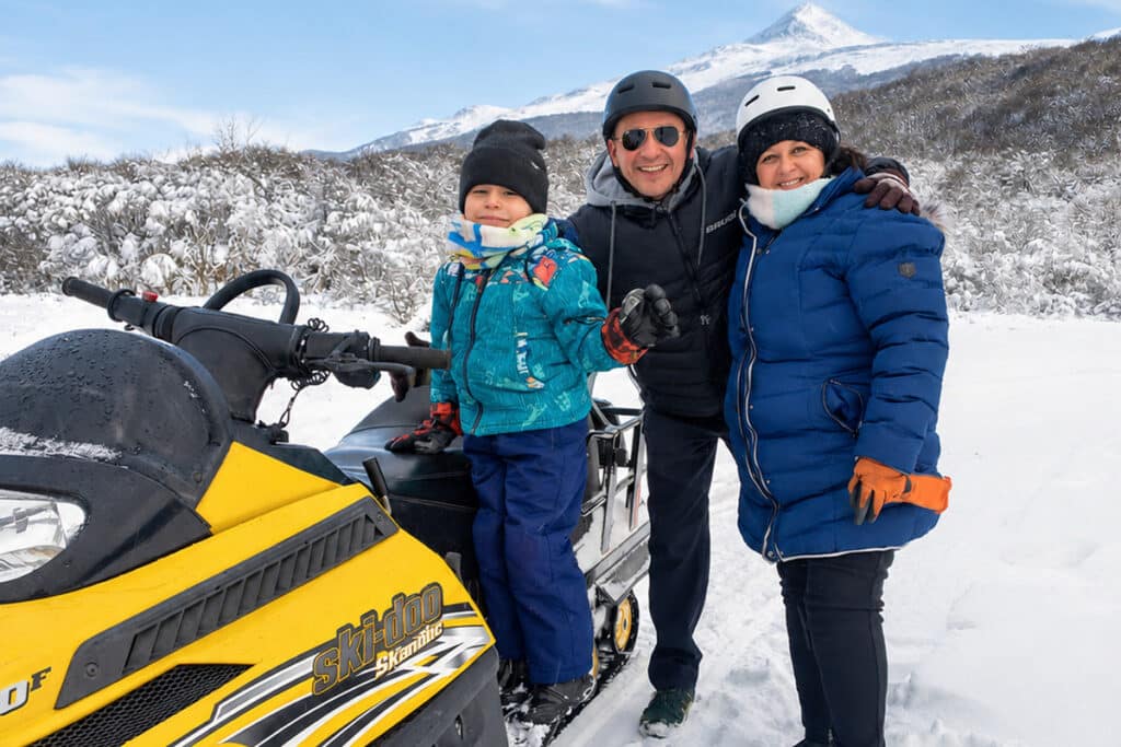 Viajar a Ushuaia en invierno con la familia